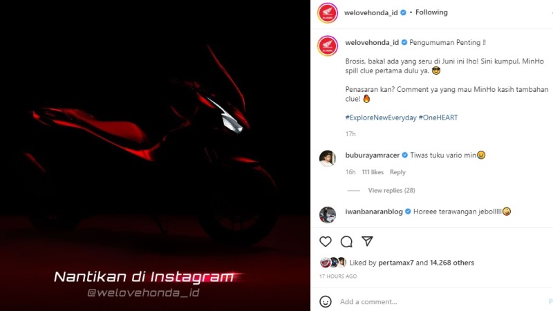 Posting Welovehonda_id di Instagram