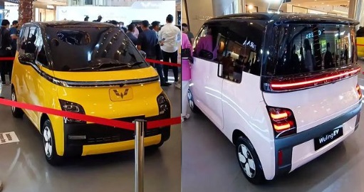 Wuling EV Kuning dan Pink