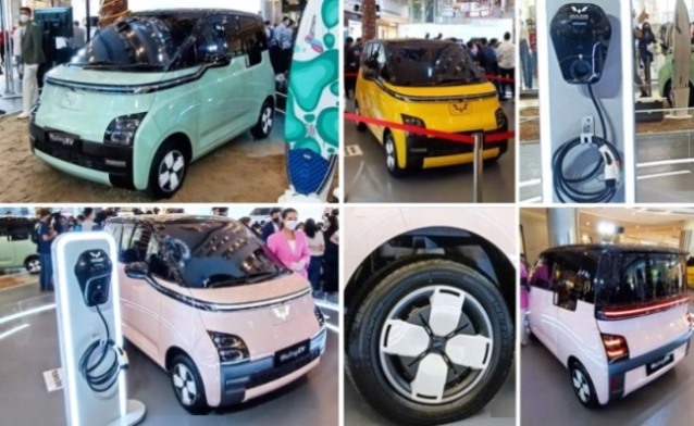 Wuling EV dipajang di Mall saat Pre-Launch berlangsung