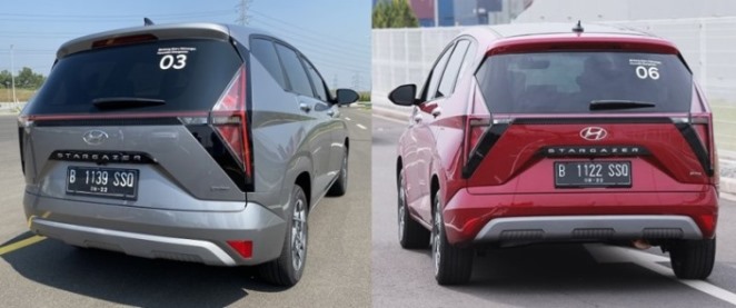 Desain Belakang Stargazer yang kontras