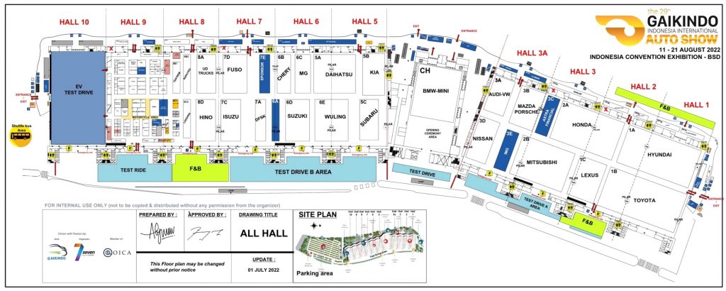 Floor Plan - Maping Hall GIIAS 2022