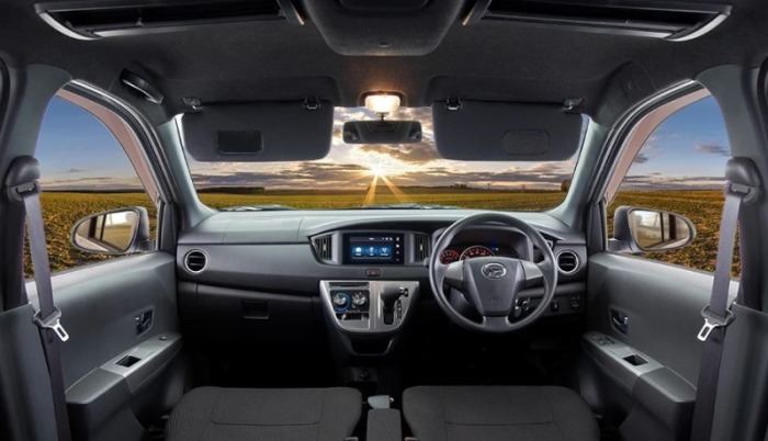 Interior Sigra 2022 Facelift - Warna interior gelap