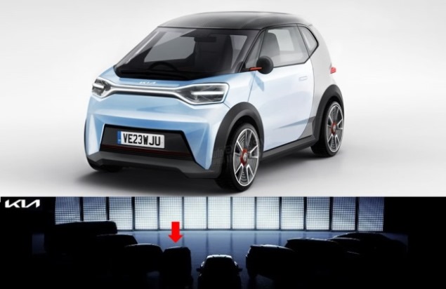 Model Mini EV Kia terdeteksi dalam teaser