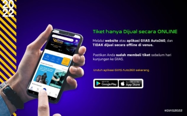 Pembelian Tiket GIIAS hanya bisa online