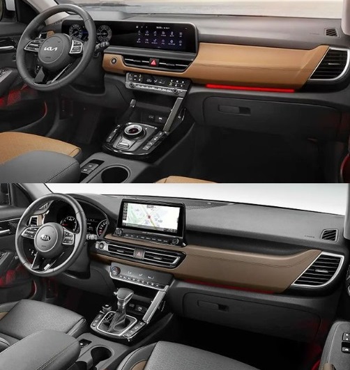 Perubahan Interior Kia Seltos 2023 vs 2019 - Dashboard