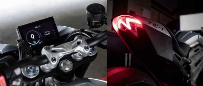 All Electric bike - Kokpit