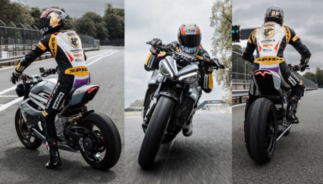 Triumph TE-1 All Electric - Rear