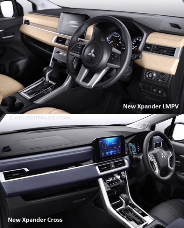Beda Interior Xpander Cross vs Xpander MPV 2022