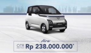 Harga Resmi Wuling Air ev Ternyata Tidak Sampai Rp 300 Juta