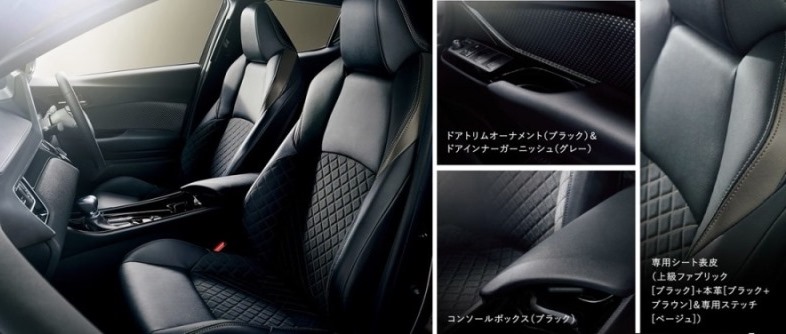 Interior C-HR varian baru