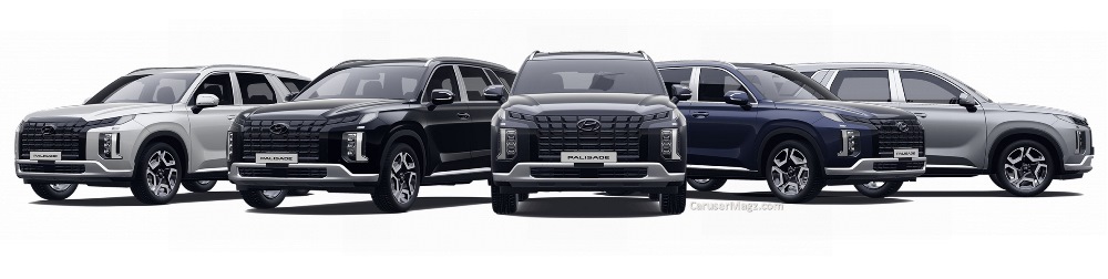 Opsi Warna Palisade 2022 - All Colors