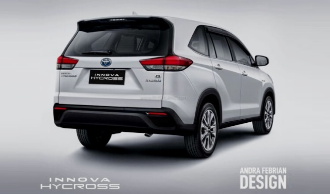 Perkiraan Penampakan Belakang Innova Generasi Baru 2023