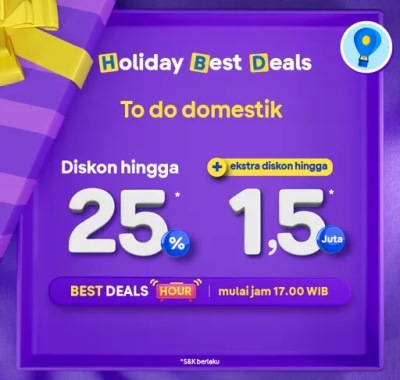 Diskon To Do Domestik 8-15 Agustus 2022