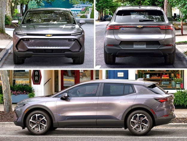 Chevy Equinox EV - Tampak Depan Belakang dan samping