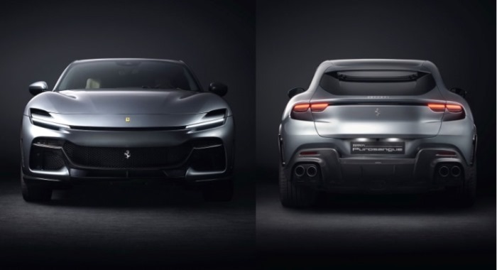 Super SUV tampak depan dan belakang