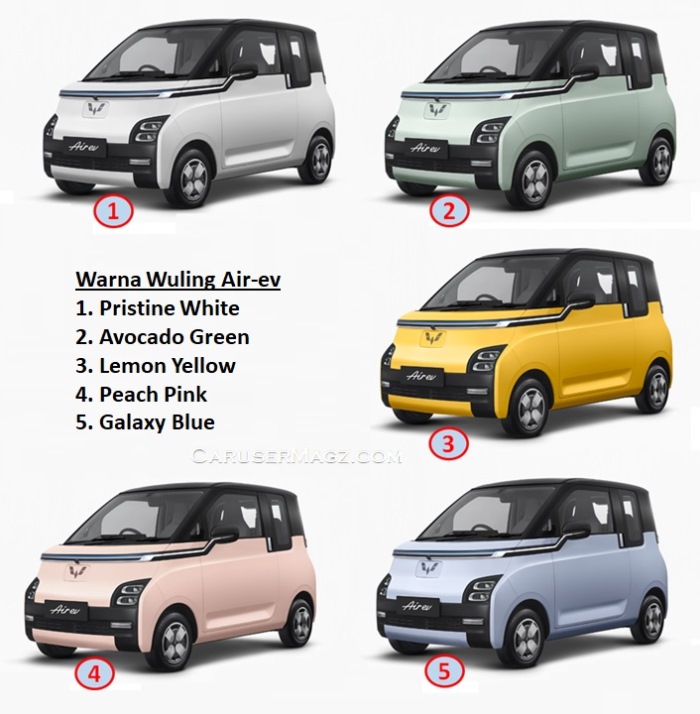 Pilihan Warna Wuling Air ev