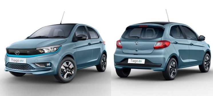 Tata Tiago ev - Tampak Depan Belakang