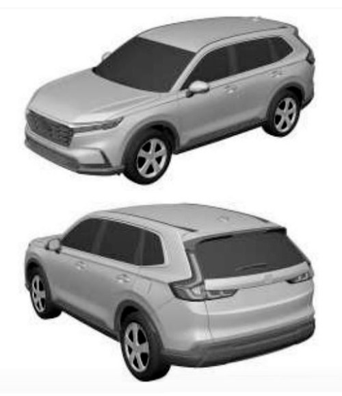Gambar Desain Honda CR-V Gen-6 di Direktorat KumHam