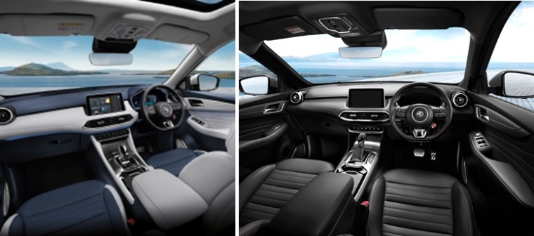 Dashboard MG HS 2023