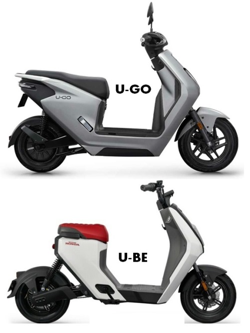 Motor Listrik Honda U-Go dan U-Be