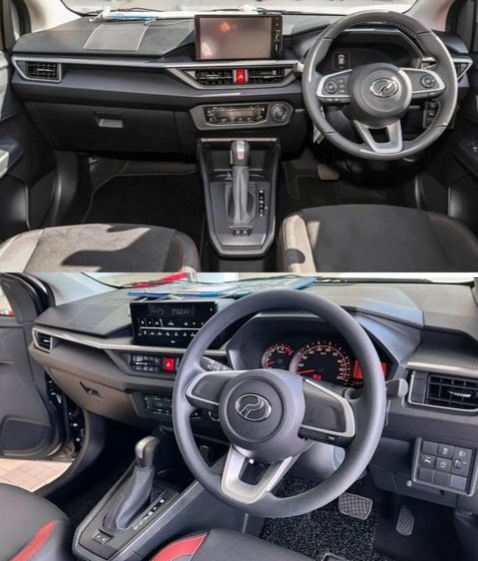 Dashboard Perodua Axia 2023 - Agya Next-gen versi Malaysia