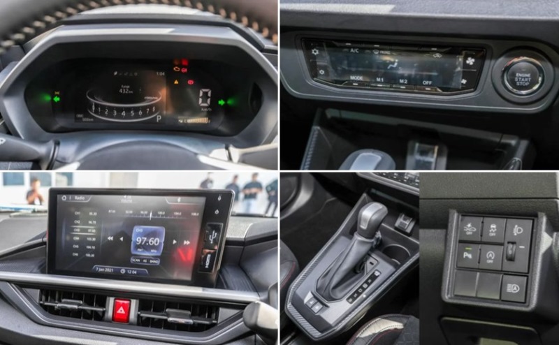 Head Unit - Instrument Cluster digital Agya versi Jiran