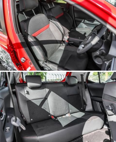 Kursi lebih tebal - Next-gen Agya versi Jiran