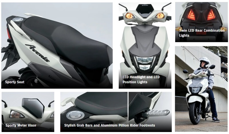 Fitur-fitur Suzuki Avenis 125