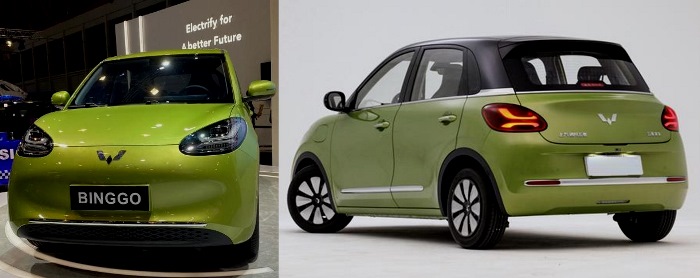 Binggo EV - Tampak Depan Belakang