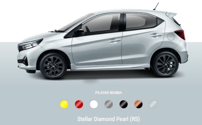 Brio 2023 Putih abu kebiruan