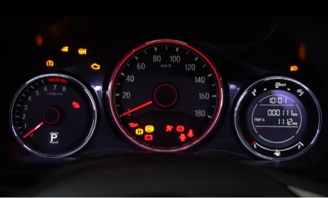 Instrument Cluster dengan MID yang mirip Honda Jazz