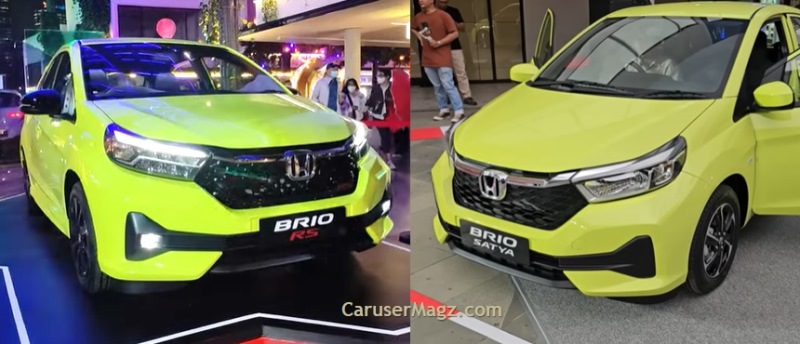 Wajah baru Brio Facelift 2023 - RS dan Satya