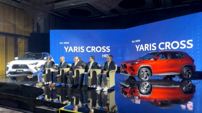 Sesi tanya jawab saat peluncuran All New Yaris Cross 2023