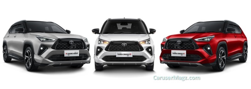 Warna dual-tone Yaris Cross Hybrid