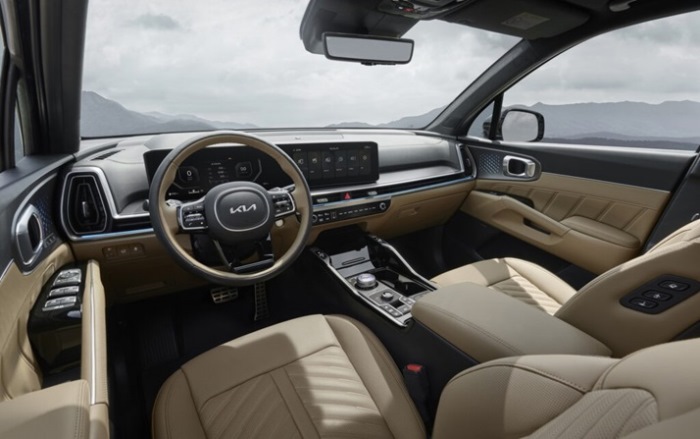 Interior Kia Sorento Facelift 2023 - Dashboard