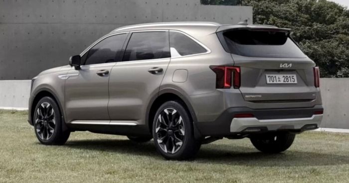 Kia Sorento Facelift 2023 - Tampak Belakang