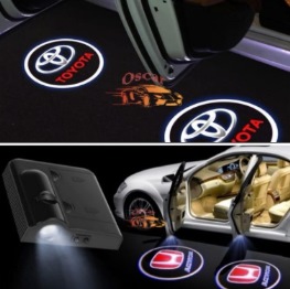 Lampu LED Logo di Pintu Mobil - Aksesoris murah tapi keren