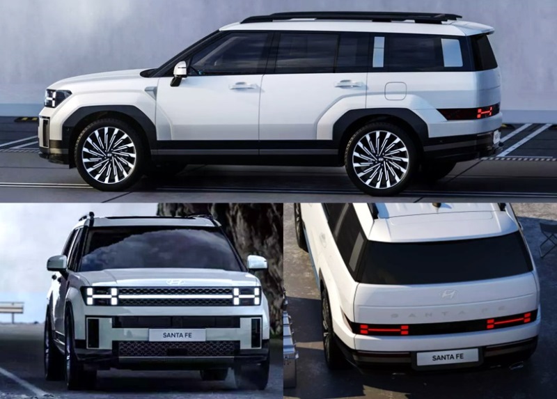 Penampakan Samping Depan Belakang SUV Retro Modern