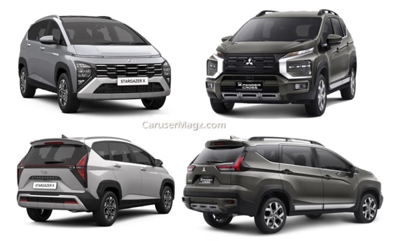 Eksterior Stargazer X vs Xpander Cross