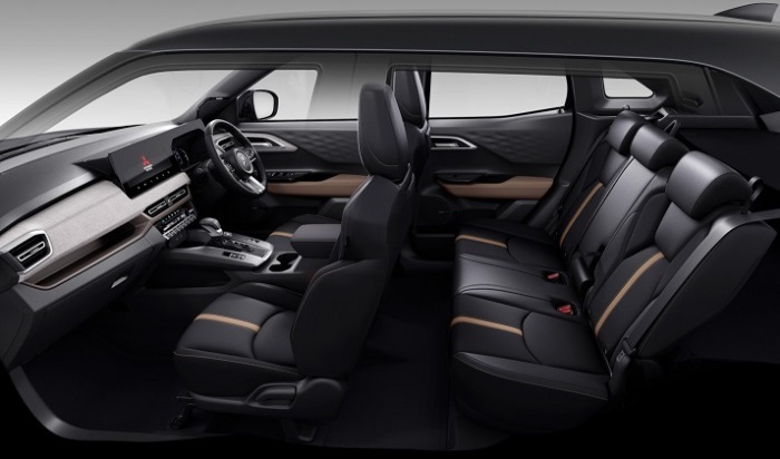 Interior Mitsubishi XForce yang terlihat mewah
