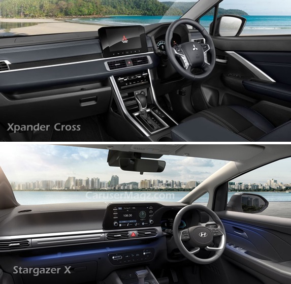 Interior Stargazer X vs Xpander Cross