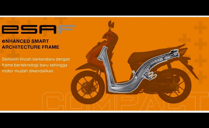 Frame motor ESAF Honda