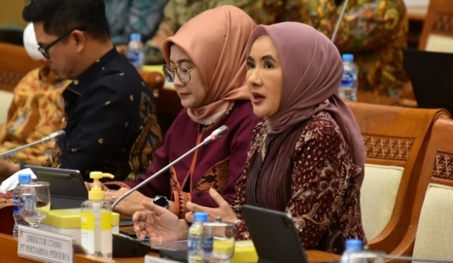 Direktur Utama Pertamina saat RDP di Ruang Komisi VII DPR RI