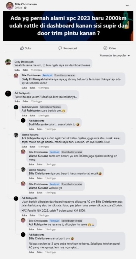 Interior Brisik - Xpander dan Xpander Cross