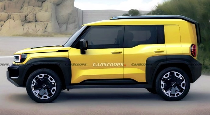 Toyota Land Hopper - render samping